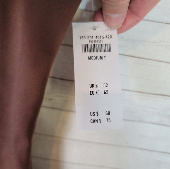 ABERCROMBIE & FITCH SWEETHEART POINTE SLEEVELESS DRESS IN BROWN, SZ MEDIUM TALL - Picture 9 of 11